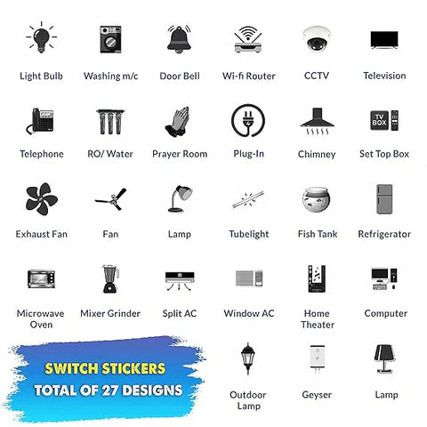 Switch Sticker For for Electric Board