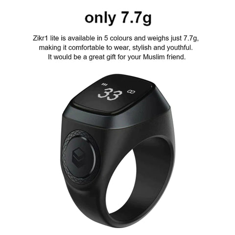 Smart Tasbih Tally Counter Ring
